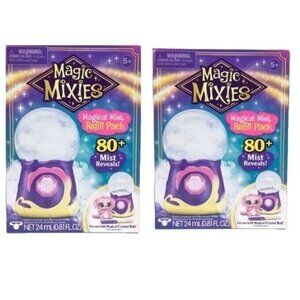 TWO (2) Magic Mixies Magical Mist & Spells Refill Pack for Magical Crystal Ball